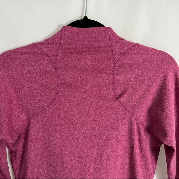 Nike Baseline Heathered Red Half-Zip Dri-Fit Women's Tennis Gym Run Top Small - Picture 6 of 6